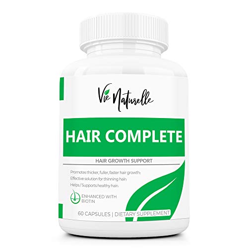 Product Cover DHT Blocker Hair Growth Vitamins with Sal Palmetto for for Men and Women - Hair Loss Supplements for Rapid Regrowth with 5000mcg Biotin - for Hair, Skin and Nails
