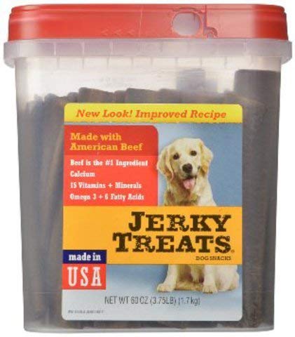 Product Cover Jerky Treats Tender Strips Dog Snacks Beef 60 oz. 3.75 lbs Jerky-hl Jerky-7q (60 Oz)
