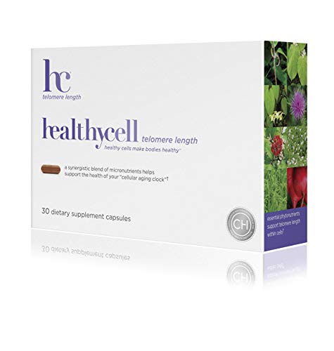 Product Cover Healthycell Telomere Length Supplement with AC-11 - Supports Lengthening of Telomeres Safely Through DNA Repair - Anti Aging Product for Healthy Aging - Cell Health - Lifespan - Stem Cell - Non-GMO