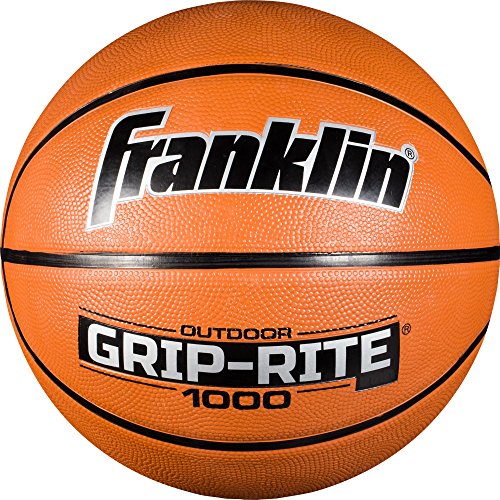 Product Cover Franklin Sports Grip-Rite 1000 Youth Basketball - Durable Basketball  - Junior Size Basketball for School, Camp, Home Basketball Practice - Indoor and Outdoor Basketball - Multiple Colors and Sizes