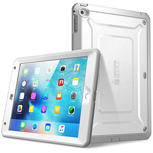 Product Cover SUPCASE [Unicorn Beetle Pro Series] Case Designed for Apple iPad Mini 4 2015/2018, Full-Body Rugged Hybrid Protective Case with Built-in Screen Protector (White)