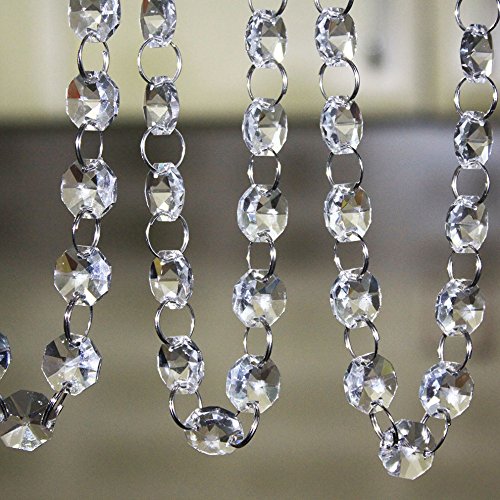 Product Cover SKY CANDYBAR Crystal Clear Acrylic Bead Garland Chandelier Hanging wedding Decoration 33 FT