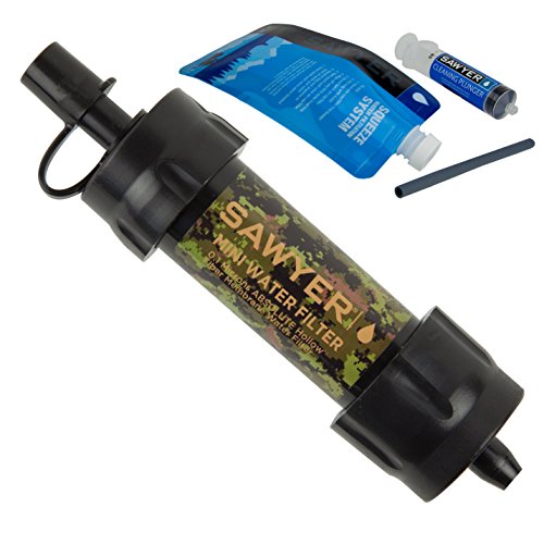 Product Cover Sawyer Products SP107 Mini Water Filtration System, Single, Camo