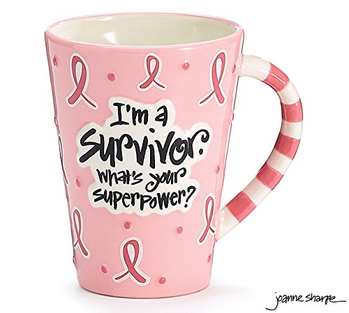 Product Cover Burton and Burton I'm A Survivor, What's Your Superpower Coffee Mug, 12oz, Pink