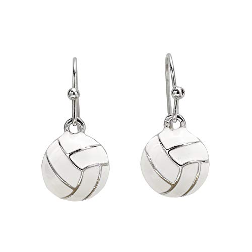 Product Cover GIMMEDAT Volleyball Enamel Dangle Earrings Player Fan Mom Gift