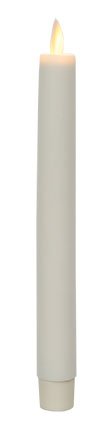 Product Cover 1 in. W x 8 in H Classic Wax Dip Taper 2 pc. Ivory No Scent