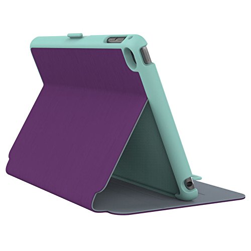 Product Cover Speck Products StyleFolio Case and Stand for iPad Mini 4, Acai Purple/Aloe Green (71805-C256)