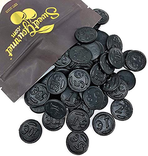 Product Cover Gustaf's Premium Dutch Licorice | Salted Licorice Coins | Bulk Candy | 1 pound (453g)