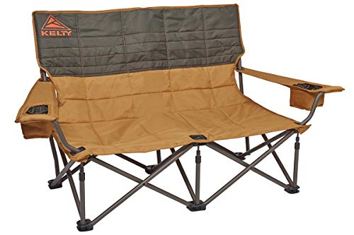 Product Cover Kelty Low Loveseat Camping Chair - Portable, Folding Chair for Festivals, Camping and Beach Days - Updated 2019 Model