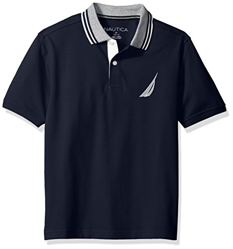 Product Cover Nautica Little Boys' Short Sleeve Tipped Collar Polo
