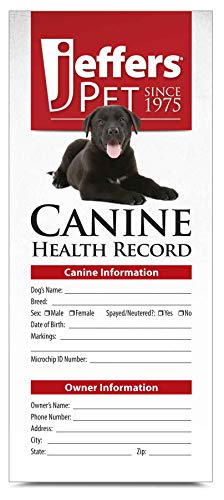 Product Cover Jeffers Dog Health Records