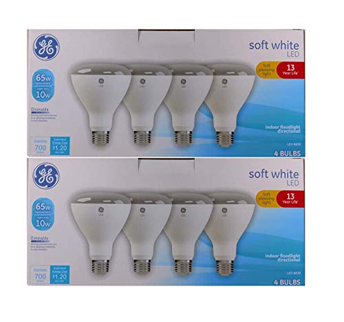 Product Cover GE LED BR30 Indoor Floodlight Bulb (8 Pack) - Energy Star Certified