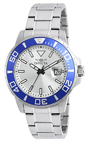 Product Cover Invicta Men's Pro Diver Quartz Watch with Stainless-Steel Strap, Silver, 22 (Model: 21569)