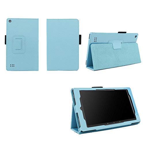 Product Cover Case for Kindle Fire 7 (5th and 7th Generation) Tablet - Folio Case with Stand for Kindle Fire 7 Inch Tablet - Light Blue