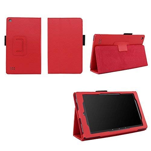 Product Cover Case for Kindle Fire 7 (5th, 7th and 9th Generation) Tablet - Folio Case with Stand for Kindle Fire 7 Inch Tablet - Red