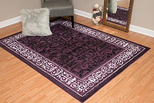 Product Cover United Weavers of America Dallas Baroness Rug, 2 x 3', Plum