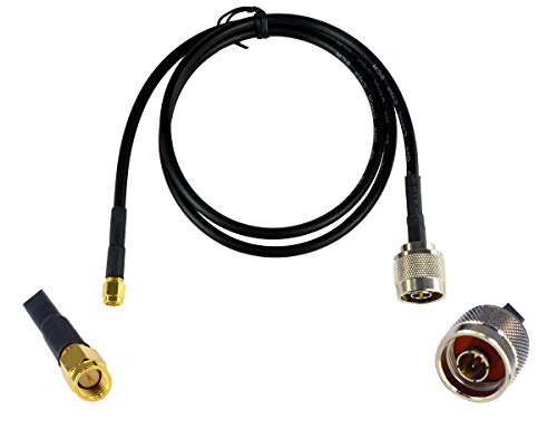 Product Cover Proxicast 10 ft Low-Loss Coax Extension Cable (50 Ohm) - SMA Male to N Male - for 3G/4G/LTE/Ham/ADS-B/GPS/RF Radio to Antenna or Lightning Arrester Use (Not for TV or WiFi)