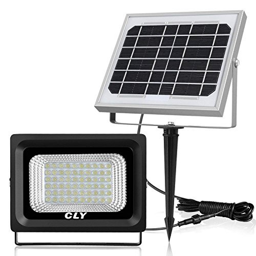 Product Cover CLY 60 LED Solar Lights, Outdoor Security Floodlight, 300 Lumen, IP66 Waterproof, Auto-induction, Solar Flood Light for Lawn, Garden