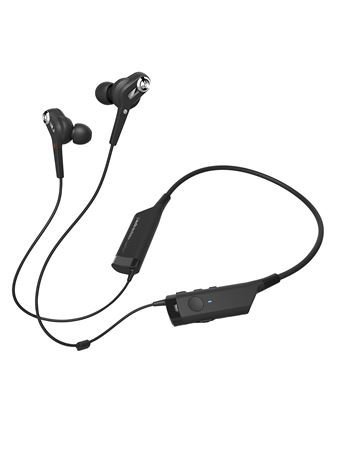 Product Cover Audio-Technica ATH-ANC40BT QuietPoint Active Noise-Cancelling Bluetooth Wireless In-Ear Headphones with In-Line Mic & Control