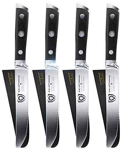 Product Cover DALSTRONG Steak Knives Set - Gladiator Series - German HC Steel - w/Sheaths