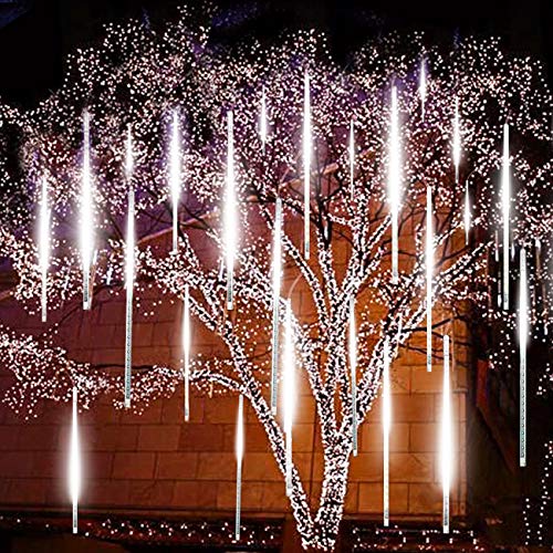 Product Cover EAGWELL Upgraded Meteor Lights, 20 inch 10 Tube 540 LED Falling Cascading Meteor Light, Waterproof Meteor Shower Lights Outdoor for Holiday Party Wedding Christmas Tree Decoration -Cool White