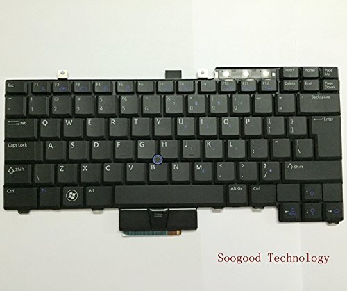 Product Cover SOOGOOD Replacement Keyboard USE For Dell Latitude E6400 E6500 E6410 E5510 E5400 E6510 E5500 Precision M2400 M4400 with Backlit & Pointer