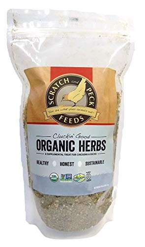 Product Cover Scratch and Peck Feeds - Cluckin' Good Organic Herbs for Chickens and Ducks - 10-oz