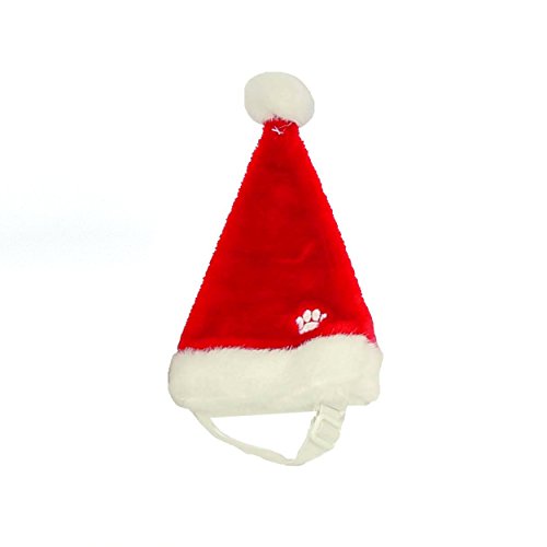 Product Cover Outward Hound Kyjen  30036 Dog Santa Hat Holiday and Christmas Pet Accessory, Large, Red