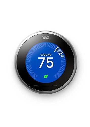 Product Cover Google, T3008US, Nest Learning Thermostat, 3rd Gen, Smart Thermostat, Pro Version, Works With Alexa