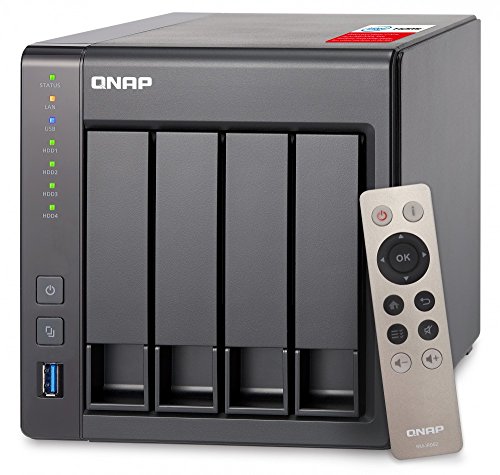 Product Cover QNAP TS-451+-2G-US 4-Bay Next Gen Personal Cloud NAS, Intel 2.0GHz Quad-Core CPU with Media Transcoding