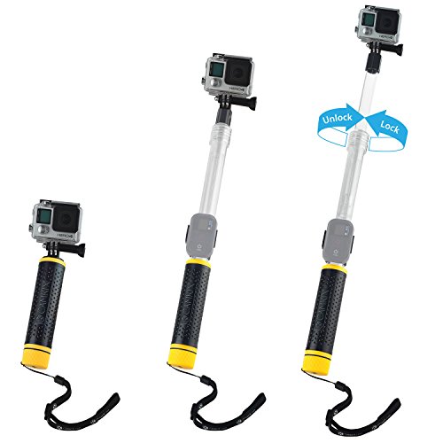 Product Cover CamKix Waterproof Telescopic Pole Floating Hand Grip - Compatible with Gopro Hero 7, 6, 5, Black, Session, Hero 4, Session and DJI Osmo Action