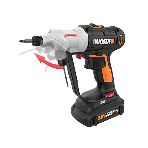 Product Cover WORX WX176L 20V Switchdriver 2-in-1 Cordless Drill and Driver with Rotating Dual Chucks and 2-Speed Motor with Precise Electronic Torque Control
