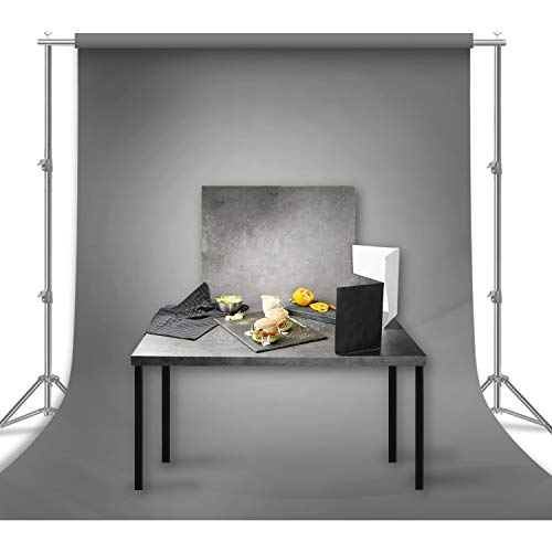 Product Cover Julius Studio 6 ft X 9 ft Grey Chromakey Fabric Backdrop Background Screen, Photo Video Studio, JSAG105