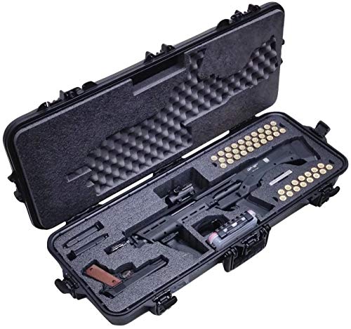 Product Cover Case Club Pre-Made Waterproof Kel-Tec KSG and Standard Manufacturing DP-12 Shotgun Case with Accessory Box and Silica Gel to Help Prevent Gun Rust