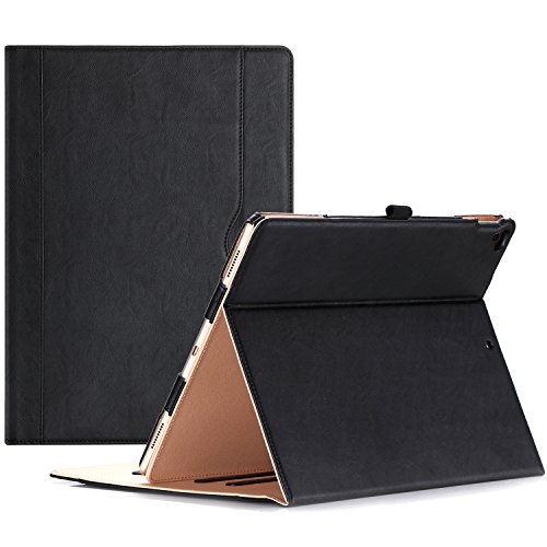 Product Cover ProCase iPad Pro 12.9 2017/2015 Case (Old Model) - Stand Folio Case Cover for Apple iPad Pro 12.9 Inch (Both 2017 and 2015 Models), with Multiple Viewing Angles, Apple Pencil Holder -Black