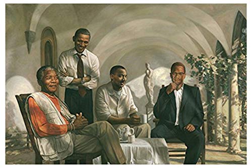Product Cover THE PIONEERS POSTER Mandela - Malcolm X - Obama - Martin Luther King MLK RARE HOT NEW 24x36