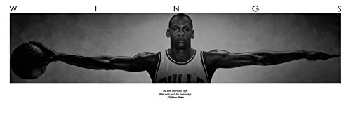 Product Cover Michael Jordan Poster Famous Wings Print 72 x 24-6ft x 2ft Rare HOT New