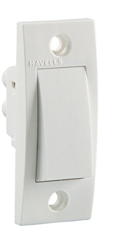 Product Cover Havells 6A Switch (White) -20 Pieces