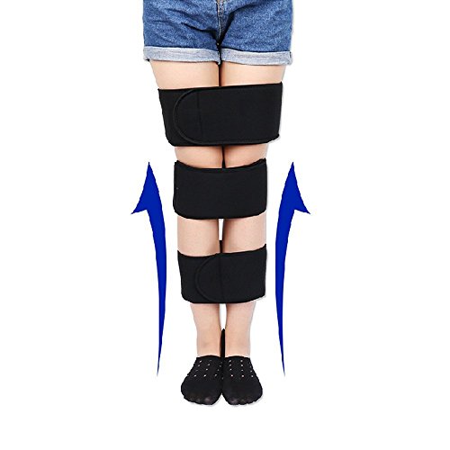Product Cover Healsmile® Authentic Bandages to Correct O- type Legs X-type Legs 3 Kits Available New Fashion O Form X Legs Form Correction Band One Size Fits All Black