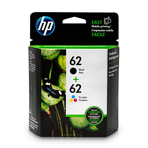 Product Cover HP 62 | 2 Ink Cartridges | Black, Tri-color | C2P04AN, C2P06AN