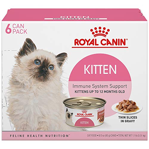 Product Cover Royal Canin Feline Health Nutrition Thin Slices in Gravy Wet Kitten Food, 3 Ounce Can (6-Pack)