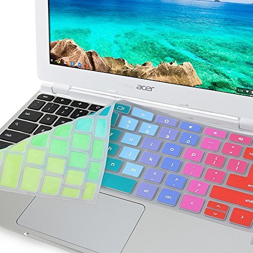 Product Cover GMYLE Rainbow Silicon Keyboard Cover for Acer 11.6