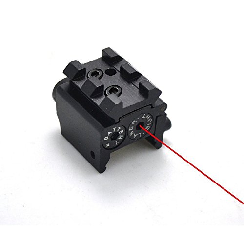 Product Cover IRON JIA'S Tactical Mini Pistol Red Dot Laser Adjustable Compact Sight Fit Rail Mount 20mm Hunting Scopes Airsoft