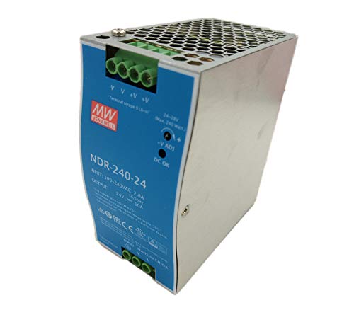 Product Cover MEAN WELL NDR-240-24 24V 10 Amp 240W Industrial DIN Rail Power Supply