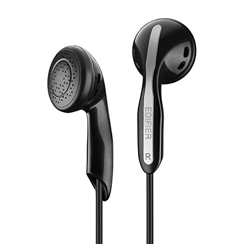 Product Cover Edifier H180 Hi-Fi Stereo Earbuds Headphone - Classic Earbud Style Headphones - Black