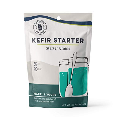 Product Cover Kefir Starter Culture | Cultures for Health | Easy To Maintain Kefir Culture Powder | Non GMO, Gluten Free | May Be Used With A Dairy Or Water Base