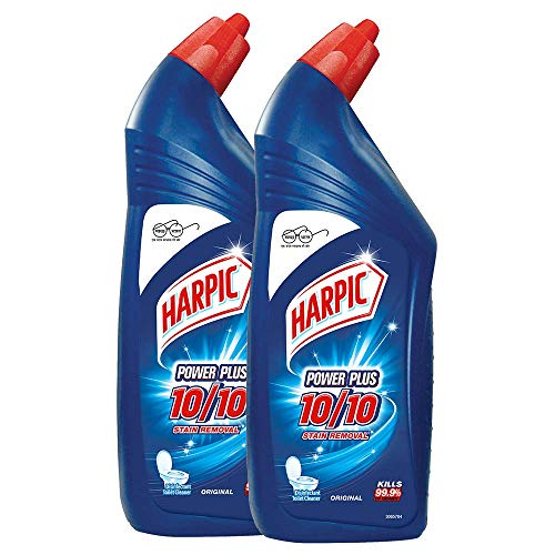 Product Cover Harpic Powerplus Disinfectant Toilet Cleaner, Original - 1 L (Pack of 2)