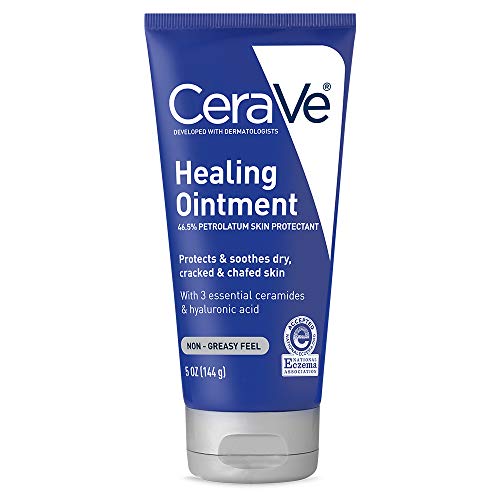 Product Cover CeraVe Healing Ointment | 5 Ounce | Cracked Skin Repair Skin Protectant with Petrolatum Ceramides | Packaging May Vary