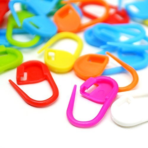 Product Cover 100PC Mix Color Knitting Stitch Counter Crochet Locking Stitch Markers Stitch Needle Clip Knitting Crochet Markers(Color Ship Randomly)