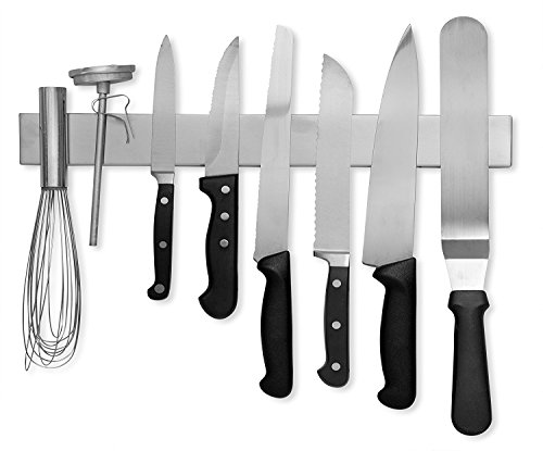 Product Cover Modern Innovations 16 Inch Stainless Steel Magnetic Knife Bar with Multipurpose Use as Knife Holder, Knife Rack, Knife Strip, Kitchen Utensil Holder, Tool Holder, Art Supply Organizer & Home Organizer